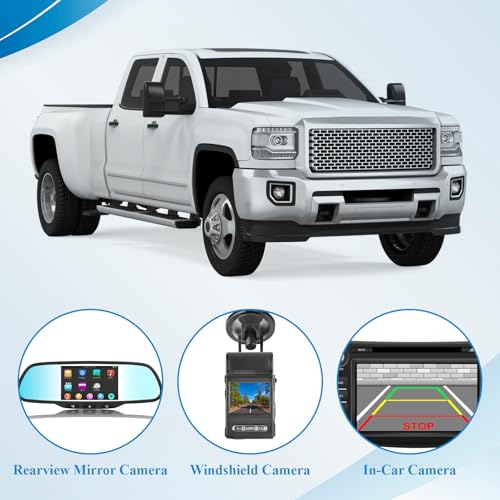 4Pin Backup Camera Extension Cable 10Ft Pure Copper Shielded Dash Cam Rear View Reverse Camera Extension Wire