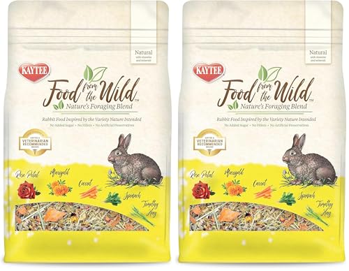 Kaytee Food from The Wild Natural Pet Rabbit Food,4 Pound,(Pack of 2) - size: 4 Pound (Pack of 2)