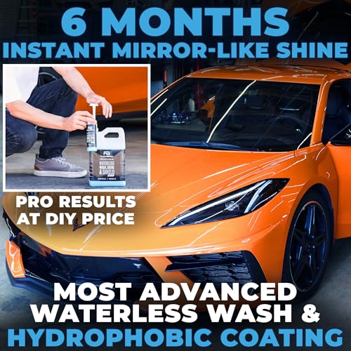 Grand Finale Waterless Car Wash Wax, Motorcycle Cleaner 1 Gal - color: Waterless Car Wash Spray (1 Gallon)