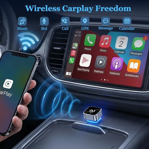 2026 Upgraded Wireless CarPlay Adapter for iPhone