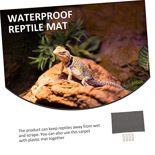 Toddmomy Climbing Pet Habitat Mat Reptile Bedding for Turtles Snakes Lizards Moisturizing Function