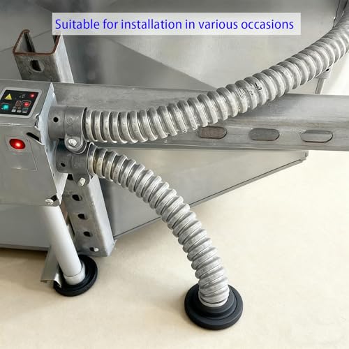 25ft 3/4in Flexible Reduced Diameter wall Wire Conduit, Galvanized Steel Flexible Electrical Conduit, Suitable for Wire Management and Greenfield Wiring