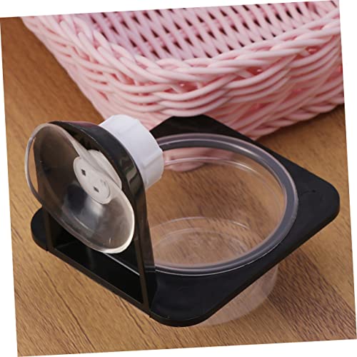 BESPORTBLE 3pcs Reptile Food Bowl Reptile Water Dish Feeder Bowl Turtle Feeding Dish for Lizards Easy to Clean Suction Cup Design - size: Size 4