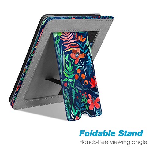 Fintie Stand Case for 6" Kindle Paperwhite 10th Gen 2018, Jungle Night - color: jungle night