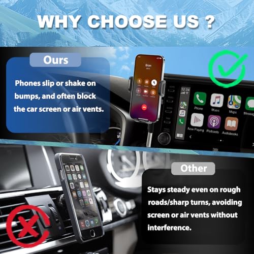 Car Phone Holder Compatible with Toyota RAV4 2019-2025 7/8-inch Screen Screen Fixed Clip, Phone Mount Accessories - size: 2019-2025 Toyota RAV4