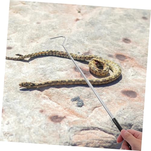 balacoo Retractable Reptile Hook Snake Catching Tool for Moving Handling Snakes Portable Accessory and Reptile Collectors