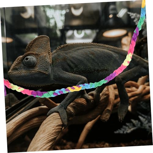 YARNOW 2pcs Crab Climbing Ropes Reptile Vines Habitat Toy for Lizards Geckos Snakes and Frogs Terrarium Aesthetics and Provides Exploration Fun