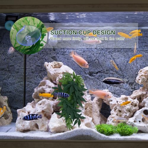 Balacoo Aquarium Water Grass Fish Tank Plant Decoration Aquarium Artificial Plants with Suction Cup for Home Fish Tank Underwater