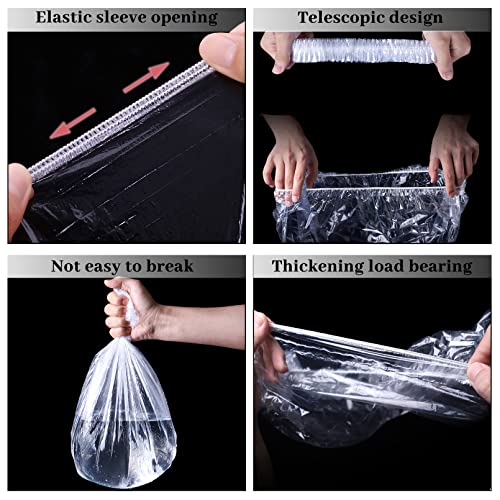 BNOSDM 100 PCS Rabbit Cage Liners Disposable Guinea Pig Cage Liner Hamster Tray Liner Plastic Small Animals Bedding Waste & Litter Pan Bag Universal Toilet Film for Bunny Hedgehog Ferret Rat - color: Transparent-100 Pcs