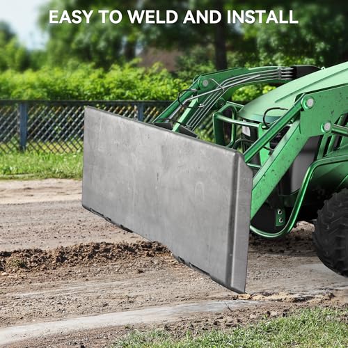YITAMOTOR 1/4" Skid Steer Mount Plate Attachment for Kubota, Bobcat Tractor - size: 1/4 Inch