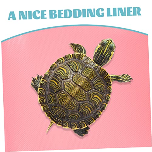 Reptile Carpet Liner for Snake and Turtle Tanks Nonslip Mat for Reptile Cage Fully Washable Reptile Bedding for Geckos and Lizards