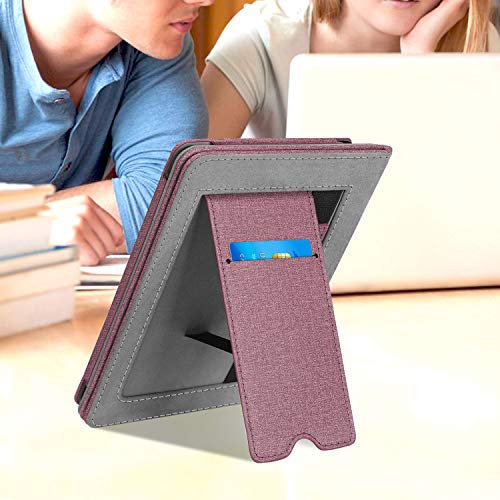 Fintie Stand Case for 6" Kindle Paperwhite 10th Gen 2018, Plum - color: Plum