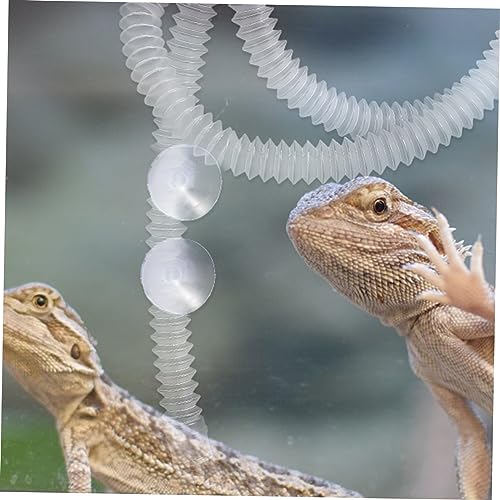 INOOMP Reptile Humidifier Extension Tube 16.33 in Flexible Hose with Suction Cups Humidifier Replacement Hose for Terrarium Vivarium Reptile Mister Accessories