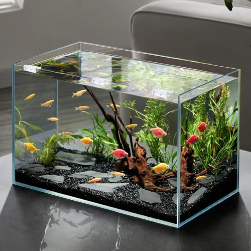6Pcs Aquarium Lid Clips 5mm Aquarium Glass Top Clips | Acrylic Clear Tank Lid Support Holder Clips for Rimless Aquariums