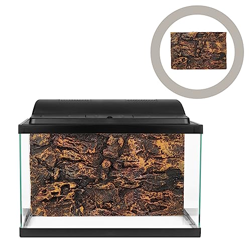 POPETPOP Background Rock Aquarium Background for Tank 3D Terrarium Background Reptile Enclosure Background Reptile Tank Background Boards Fish Tank Decorations Terrarium Wallpaper