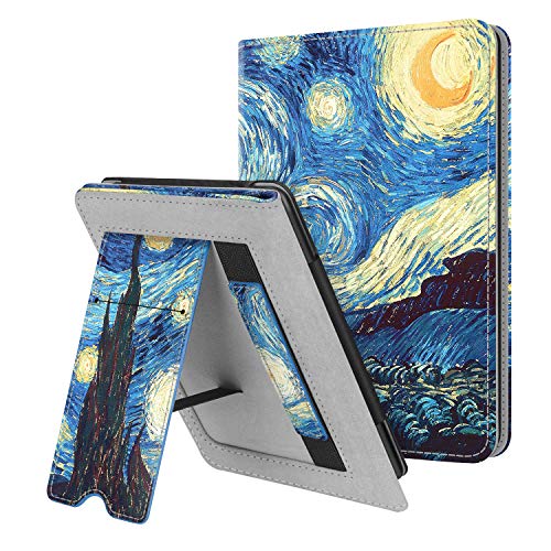 Fintie Stand Case for 6" Kindle Paperwhite 10th Gen 2018, Starry Night - color: starry night