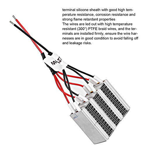 Reptile Heater, Pet PTC Ceramic Heater Insulated Aluminum Tube Constant Temperature Electric Thermostat for Reptile Snake Lizard Leopard Tortoise, Avoid Illness, No Light No Harm