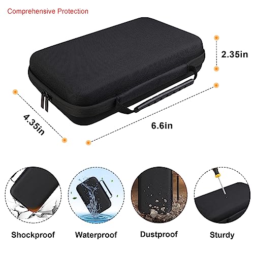 Elonbo GPS Carrying Case for 5-5.5 Inch Garmin GPS Navigator, Black-5 Inch - color: Black-5 Inch