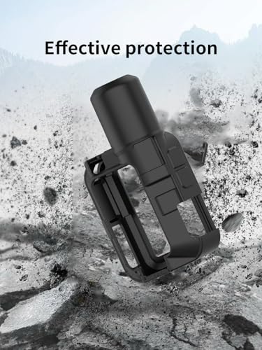 Case for Garmin inreach mini 3 Plus/Garmin inreach mini3 Tracking Handheld,BOVUGAC Shockproof Silicone Soft Protective Case&TPU Screen Protector,All Round Protection.-Black
