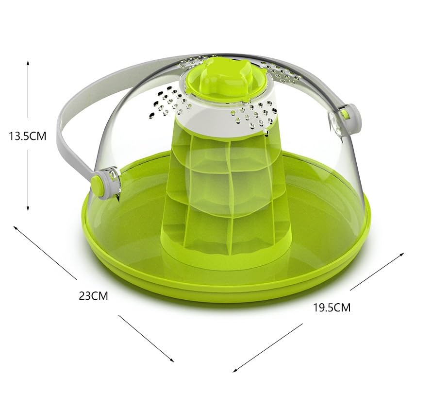 Snail Observation Terrariums Breeding Box, Round Snail Habitat Starter Terrarium Kit, Snail Feeding Box, Ideal for Snails, Beetles, Spiders, Small Reptile Insect Feeding bin Ecological Box