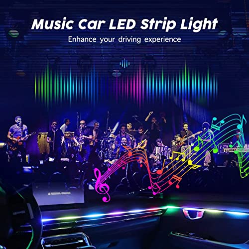 Car LED Strip Lights, Interior Car Ambient Lighting Dream Color