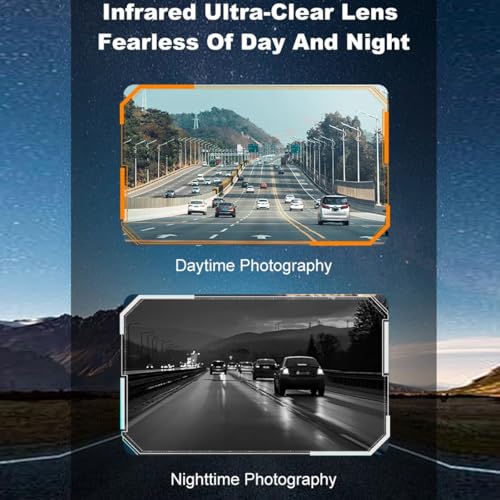 12V-24V Rearview Backup Camera w/ 15M AV Cable & 18 IR LEDs Night Vision