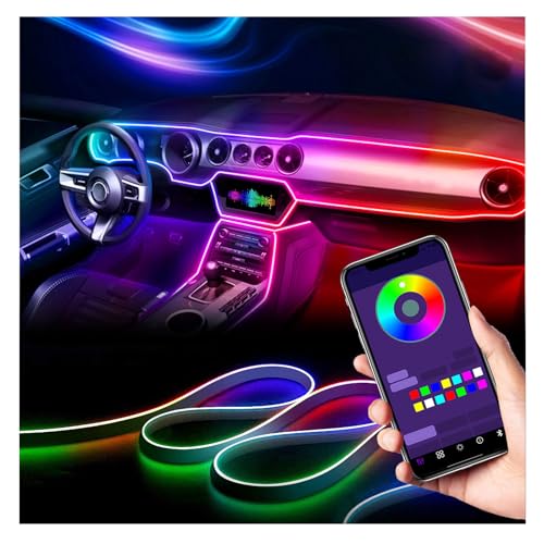 256 RGB Colors Car-Ambient-Lighting-Kit,Interior Car LED Strip Light Modes