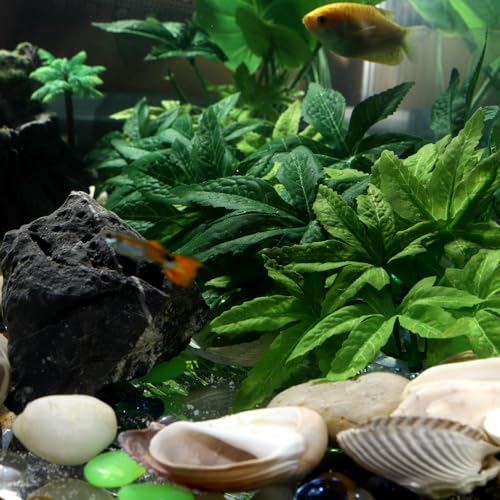 Balacoo Aquarium Water Grass Fish Tank Plant Decoration Aquarium Artificial Plants with Suction Cup for Home Fish Tank Underwater