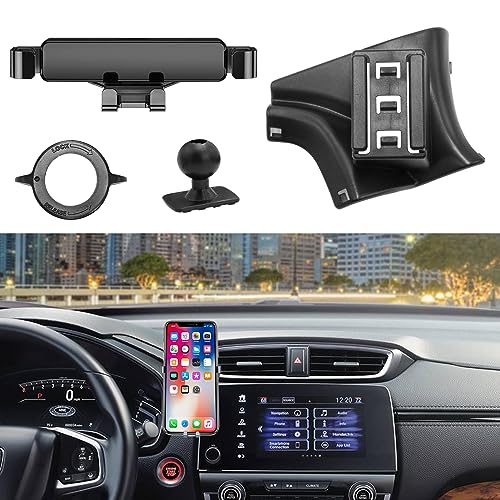 for Honda CRV Phone Holder Mount Air Vent 2017-2021,Black,1PC - size: 2017-2021 CRV Phone Holder