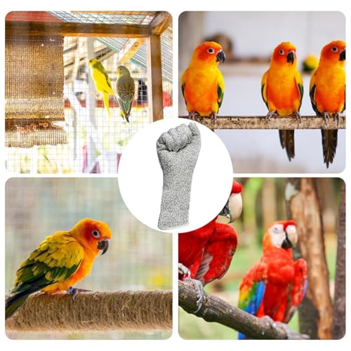 Animal Handling Gloves – Bite Proof Scratch Resistant Safety Gear, Reinforced Protective Design, Comfortable Long Wear Fit | - color: 25cm