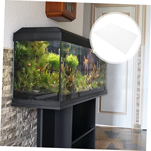 Reptile Terrarium Cushioning Mat Thickened Aquarium Pad for Fish Tank Non- Heat Insulation Shock Absorbing Base Mat for Aquarium Setup - color: White