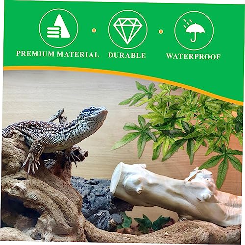 Reptile Plants for Habitat Fake Cactus Decor Plastic Resin Tank Plant Prop
