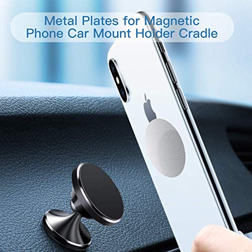 OWLKELA 10 Pcs Mount Metal Plate, Silver - color: Silver