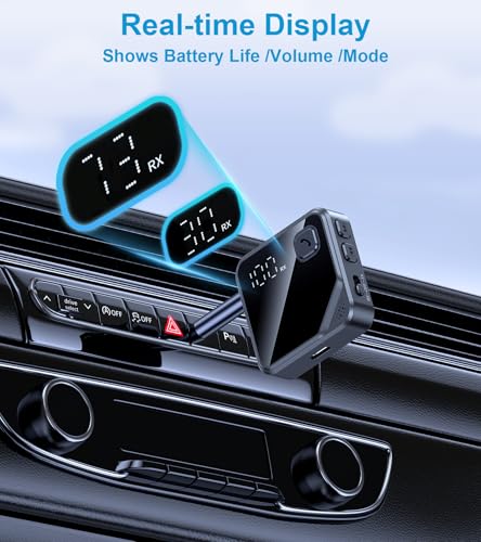 Bluetooth Transmitter Receiver for TV & Airplane AUX Adapter