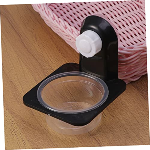 BESPORTBLE 2pcs Reptile Food Bowl Stable Fits Tanks Suction Cup Design Easy to Clean - size: Size 5