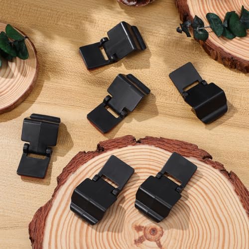 GALPADA 6Pcs Reptile Feeding Tank Buckles Turtle Terrarium Lock Latches for Glass Tank Escape Prevention Easy Installation Plastic Locks for Amphibious and Rainforest Tanks