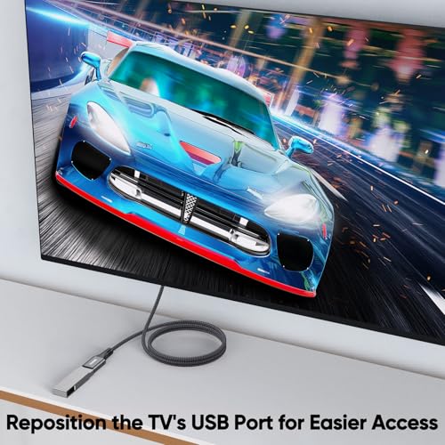 USB Extension Cable 3ft Pack of 2, USB-A 3.0 5Gbps Data Transfer 15W Charge