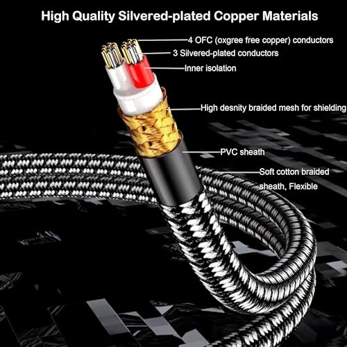Lighting to 3.5mm Audio Cord 1.6FT, Audiophile Lighting to 1/8 Inch Aux Audio Cable Headphone Jack Adapter Male Aux Stereo Audio Cable Compatible for iPhone 14/13/12/11/XR/X/8/7 - size: 1.6ft, style: Lightning to 3.5mm