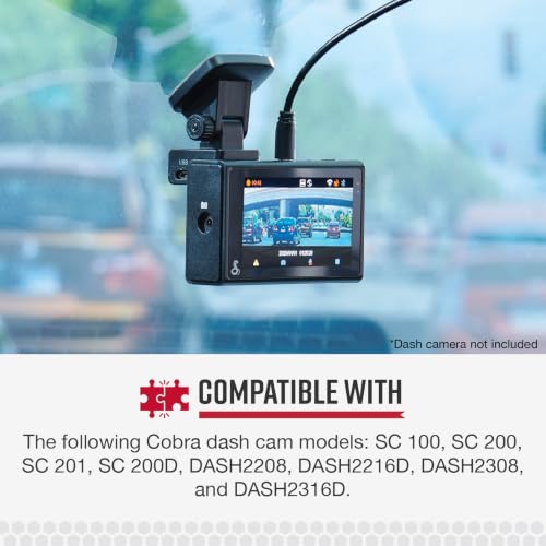Cobra 2.5A Micro USB Hardwire Kit for SC Series Dash Cams, 15ft Cable - style: Hardwire Kit