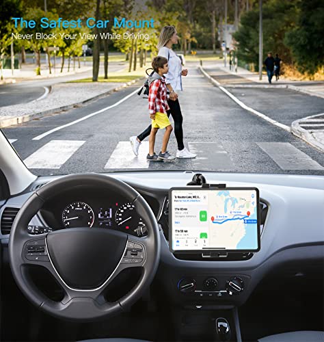 Car Dashboard Tablet Holder, Gooseneck Car Dash Tablet Mount Suction