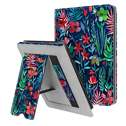Fintie Stand Case for 6" Kindle Paperwhite 10th Gen 2018, Jungle Night - color: jungle night
