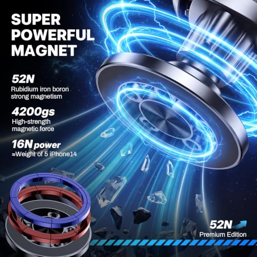 Magnetic Car Phone Mount for MagSafe, Air Vent Holder