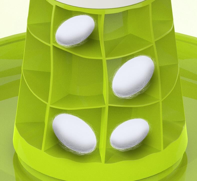 Snail Observation Terrariums Breeding Box, Round Snail Habitat Starter Terrarium Kit, Snail Feeding Box, Ideal for Snails, Beetles, Spiders, Small Reptile Insect Feeding bin Ecological Box