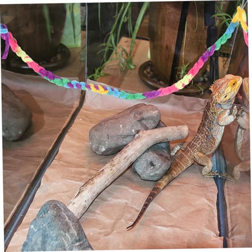 YARNOW 2pcs Crab Climbing Ropes Reptile Vines Habitat Toy for Lizards Geckos Snakes and Frogs Terrarium Aesthetics and Provides Exploration Fun