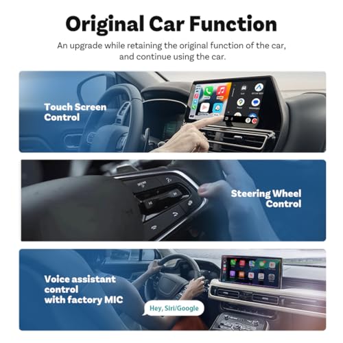Wireless CarPlay Adapter for iPhone & Android Auto