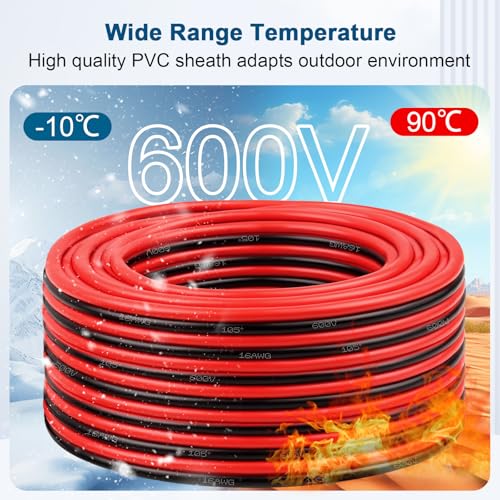 16 Gauge Wire - 16 AWG 2 Conductors Copper Wire Battery Cable Oxygen Free Copper Wire for Solar Panel, Automotive, Trailer, RV and Speaker (16 Gauge 30FT) - size: 30 FT, style: 16 AWG