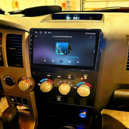 Doreon Car Stereo for Toyota Tundra 2007–2013, Sequoia 2008-2018, 10.1" HD Touch Screen, Android 15, 6GB RAM 128GB ROM, Wireless CarPlay & Android Auto, Bluetooth 5.0/WiFi 6, GPS, HD Backup Camera