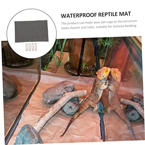 Toddmomy Climbing Pet Habitat Mat Reptile Bedding for Turtles Snakes Lizards Moisturizing Function