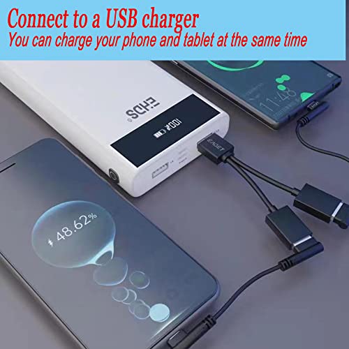 3 in 1 USB Splitter Cable Hub Power Adapter Y Splitter USB Charging Power Cable Cord Extension Cable for Adapter car (3 in 1 USB)