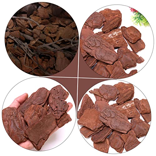 1pack Reptiles Box Pine Bark Landscaping Material Pack of Fine Polished Adornment for Terrarium Decor Safe for Reptiles Adds Natural Beauty to Habitat Present for Enthusiasts